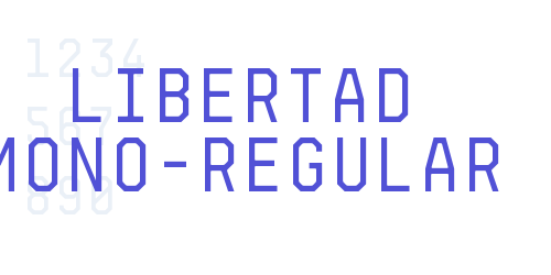 Libertad Mono-Regular-font-download