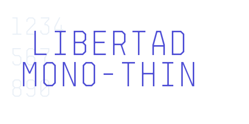 Libertad Mono-Thin-font-download