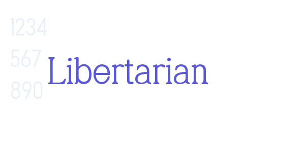 Libertarian font free