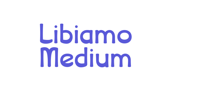 Libiamo Medium Font Download