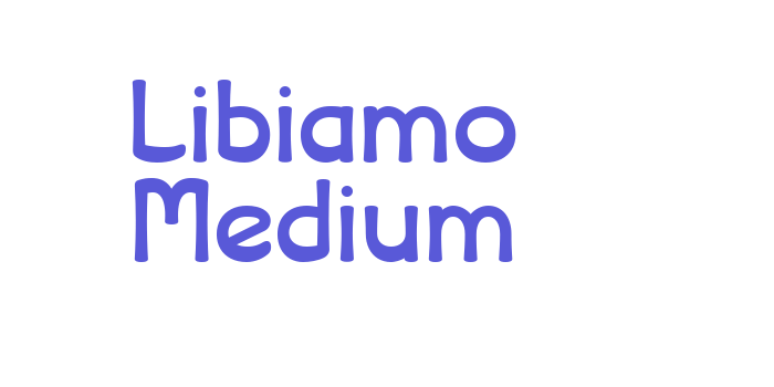 Libiamo Medium Font