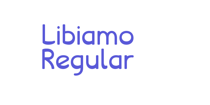 Libiamo Regular Font Download