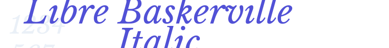 Libre Baskerville Italic-font
