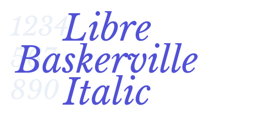Libre Baskerville Italic-font-download