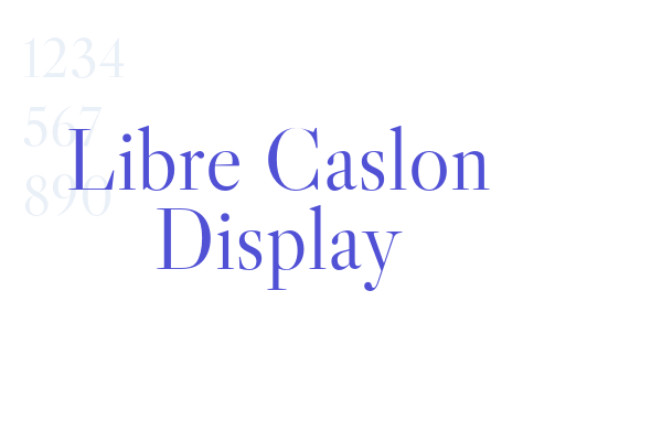 Libre Caslon Display