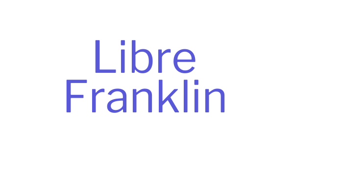 Libre Franklin Font Download