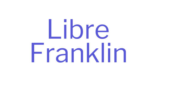 Libre Franklin Font