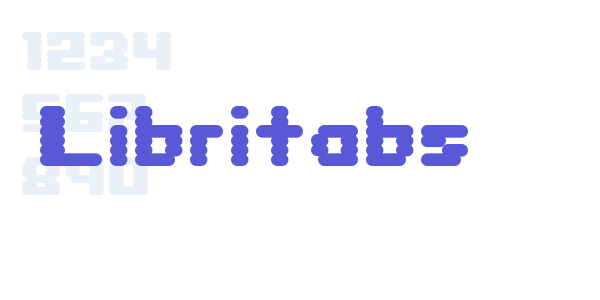 Libritabs font