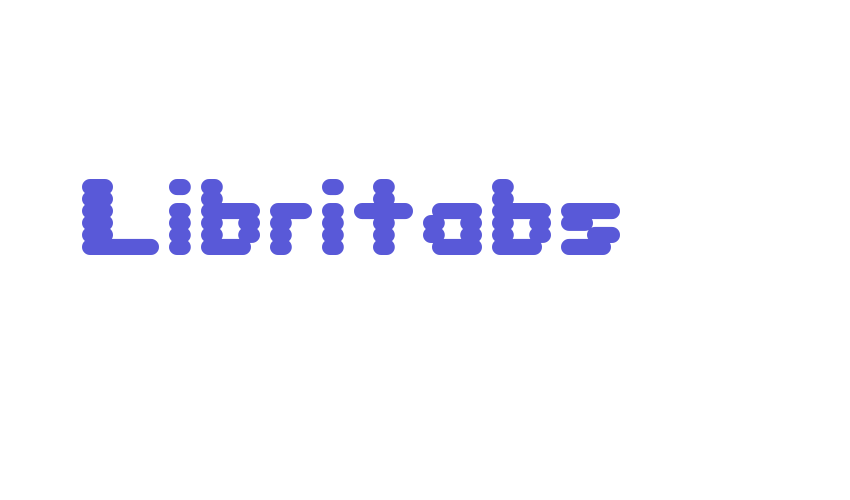 Libritabs Font