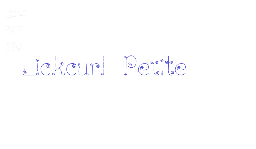 Lickcurl Petite-font-download