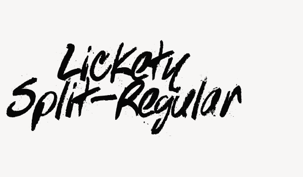 Lickety Split-Regular Font