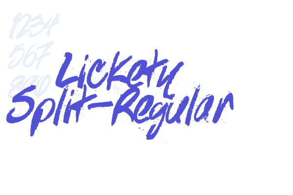 Lickety Split-Regular Font Download