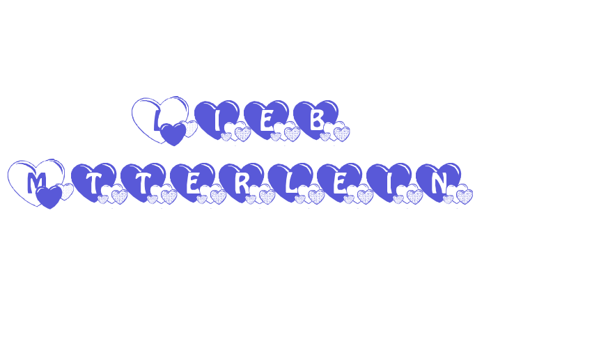 Lieb Mtterlein Font Download