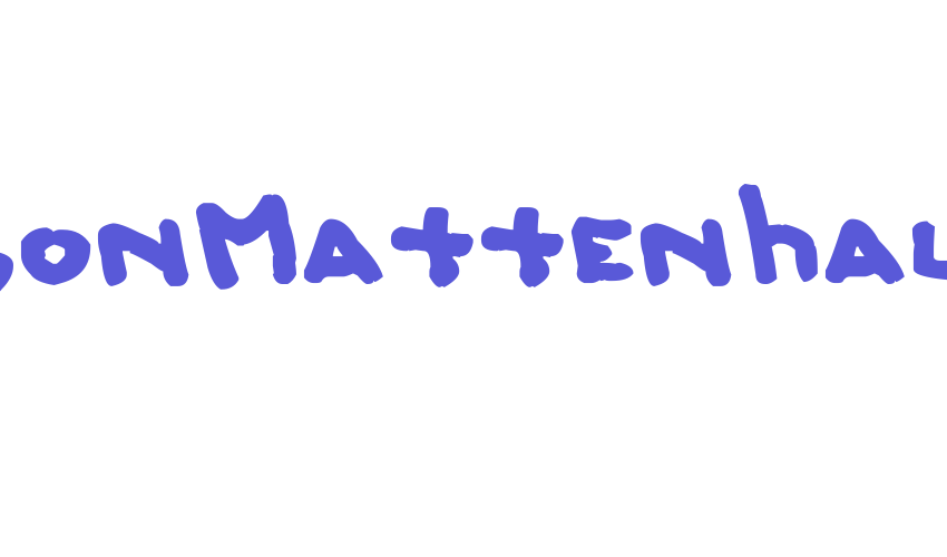 LiersonMattenhauer Font