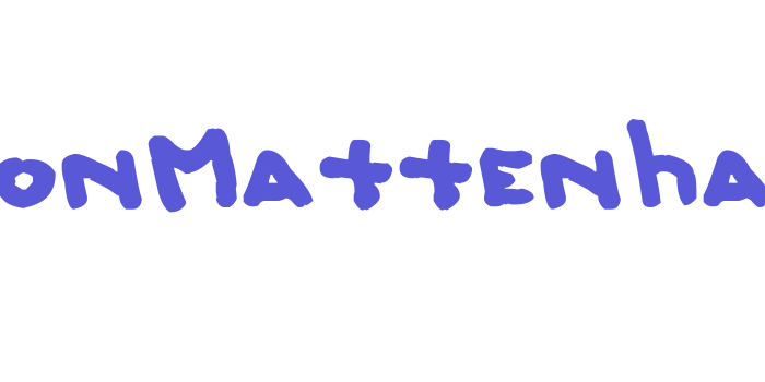 LiersonMattenhauer Font Download