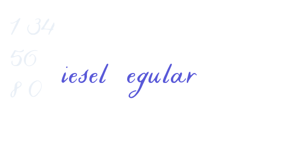 Liesel Regular font free