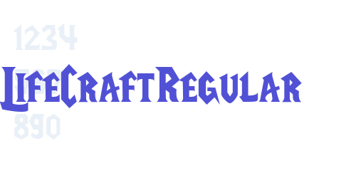 LifeCraftRegular-font-download