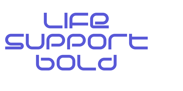 Life Support Bold Font Download