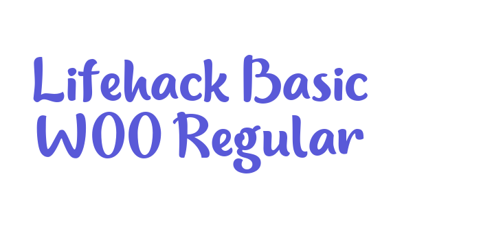 Lifehack Basic W00 Regular Font Download