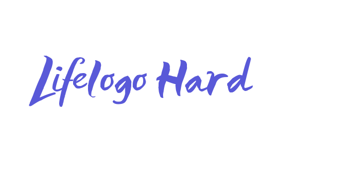 Lifelogo Hard Font Download