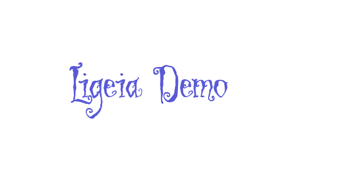 Ligeia Demo Font Download