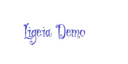 Ligeia Demo-font-download