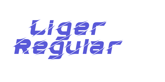 Liger Regular Font Download