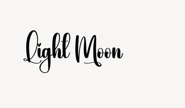 Light Moon Font