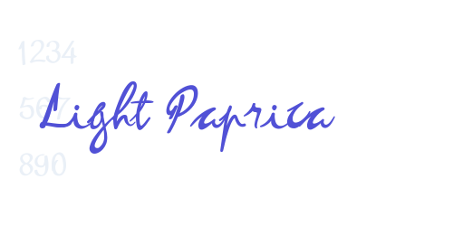 Light Paprica-font-download