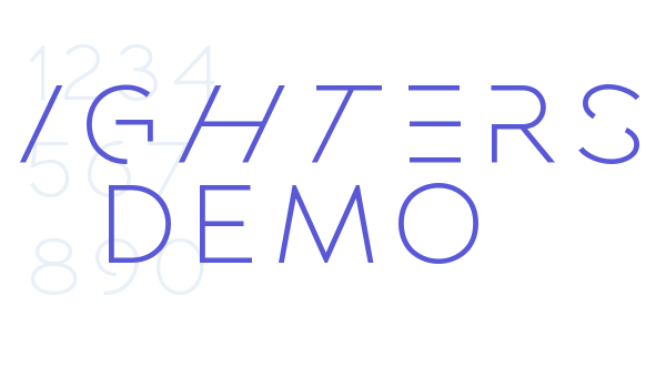 Lighters DEMO font free