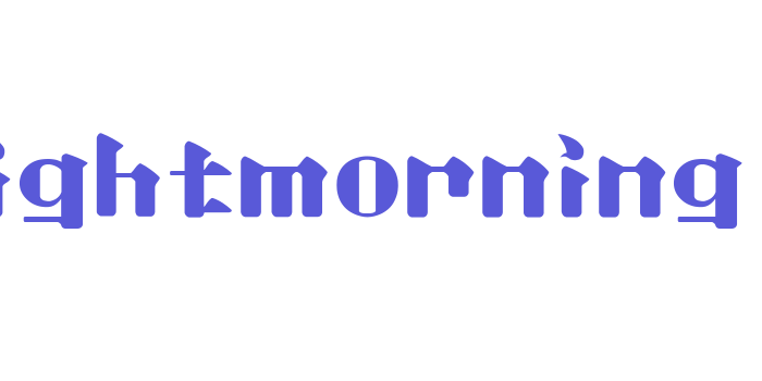 Lightmorning Font Download