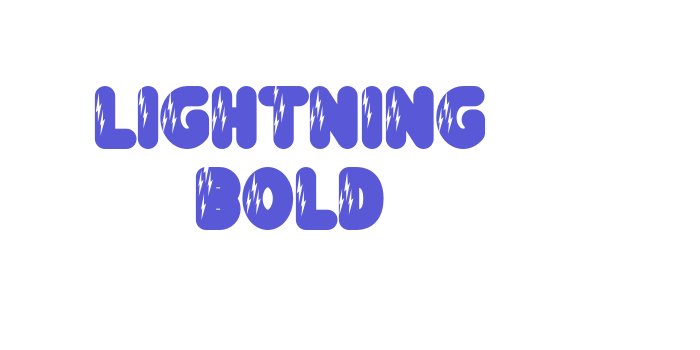 Lightning Bold Font Download