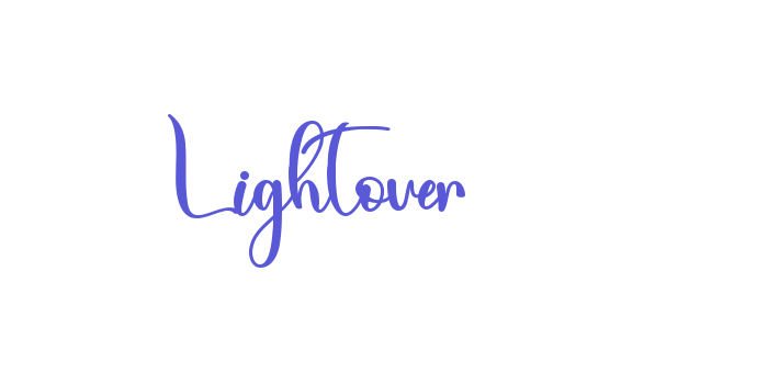 Lightover Font