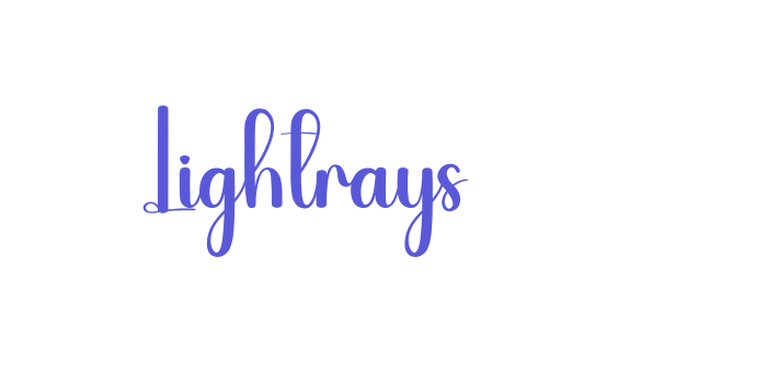 Lightrays Font Download