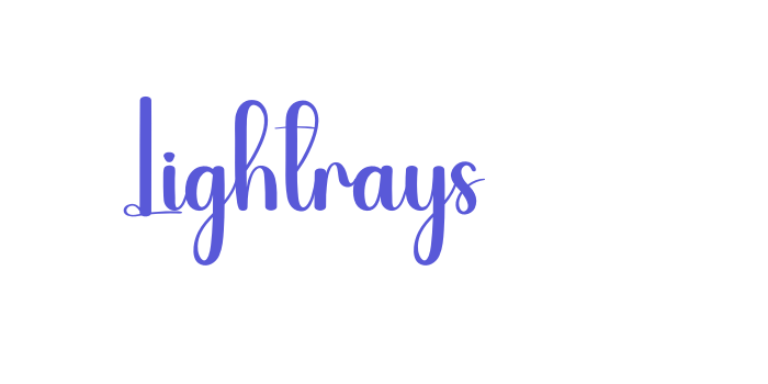 Lightrays Font