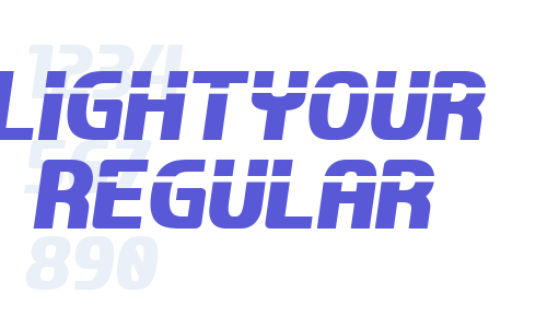 Lightyour Regular Font