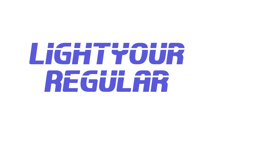 Lightyour Regular Font Download