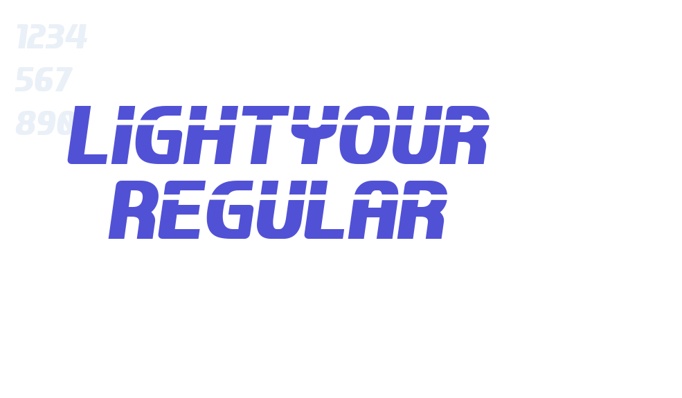 Lightyour Regular-font-download