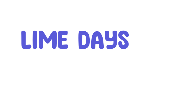 Lime Days Font Download