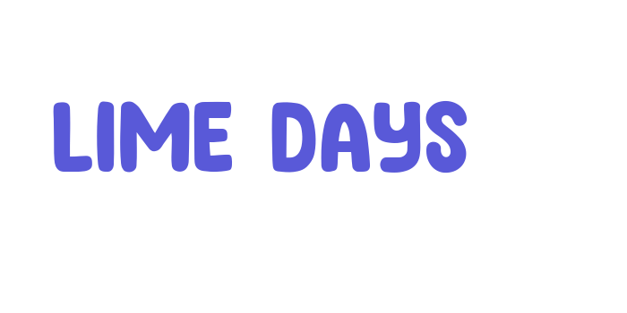 Lime Days Font