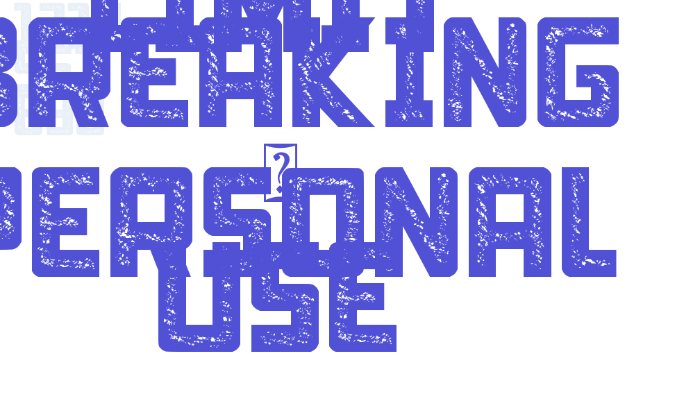 Limit Breaking – Personal use-font-download