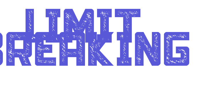 Limit Breaking Font Download