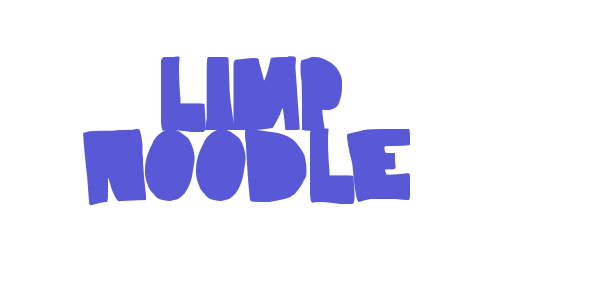 Limp Noodle font