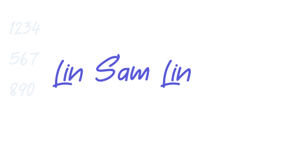 Lin Sam Lin font free