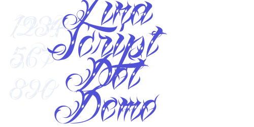 Lina Script Dot Demo-font-download