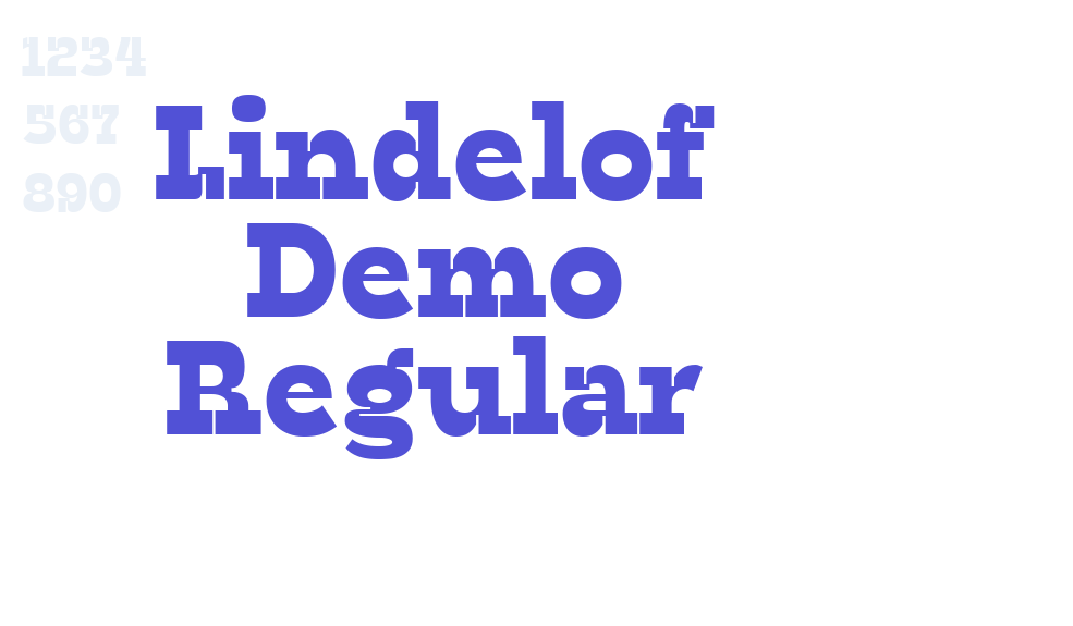 Lindelof Demo Regular-font-download