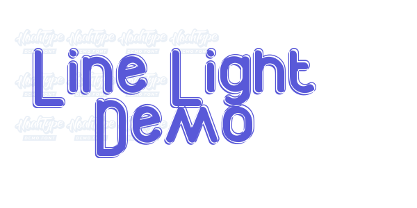 Line Light Demo font free