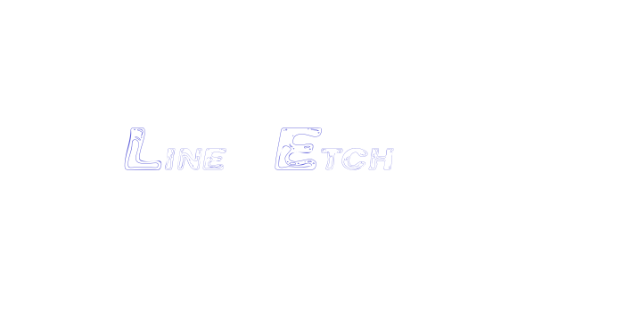 Line Etch Font Download