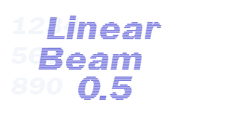 Linear Beam    0.5-font-download
