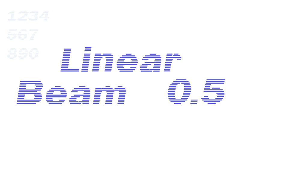 Linear Beam    0.5-font-download